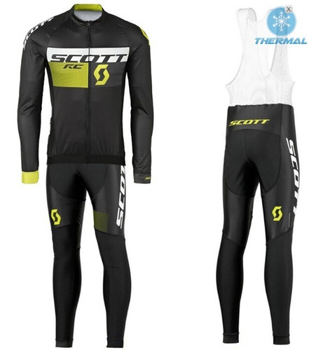 Scott Mtb - Traje Largo De Ciclismo Para Hombre Con Pantalon