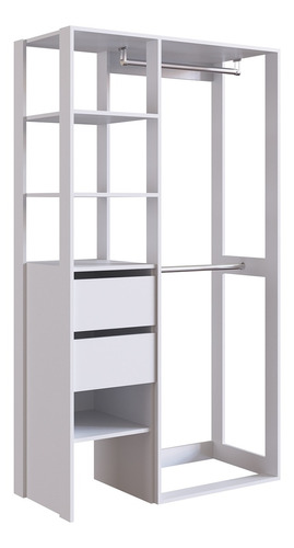 Guarda Roupa Closet Modulado Trevalla Db-002 Branco