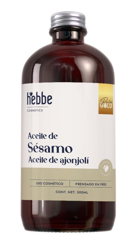 Aceite De Sesamo Puro Ajonjolí Humectate Reparador 500ml