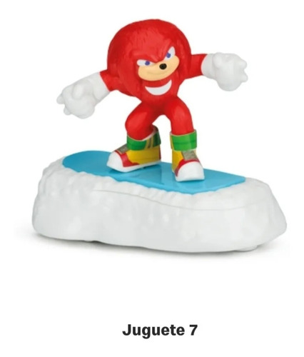 Sonic 2 Juguete 7 La Película Colección Mcdonalds 2022