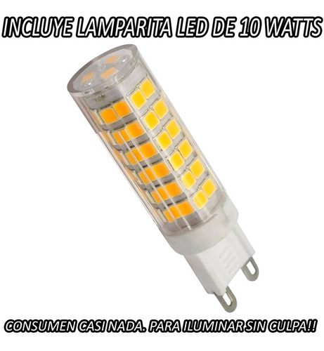 Aplique Exterior Pared Lente Lámpara Led 10w Potente Pack X2