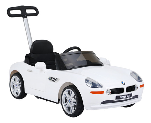 Auto Con Guía Direccionable Bmw Z8 Blanco Infanti