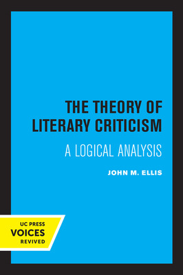 Libro The Theory Of Literary Criticism: A Logical Analysi...