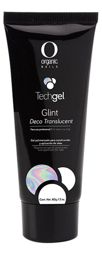 Polygel Glint Base Traslucido Organic Nails Techgel 60g