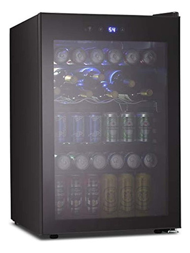 Vitrina De Refrigeración De Bebidas Con Puerta De Cristal