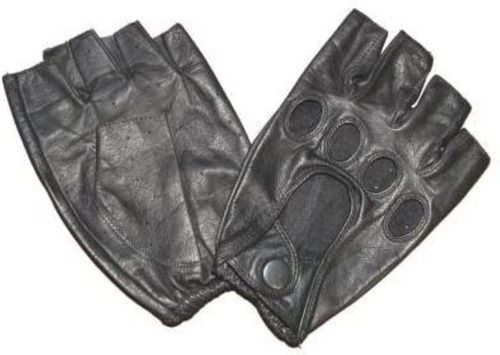 Guantes De Conducción Cortos De Cuero Para Hombre Barcelona