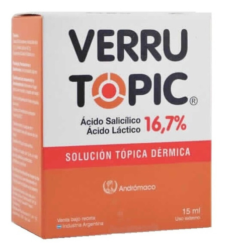 Verrutopic® Tratamiento Verrugas Solución Topica Dermica 15m