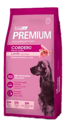 Alimento Perros Vitalcan Premium Cordero 20kg Con Regalo 