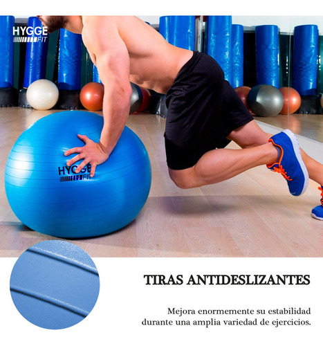 Pelota Esferodinamia 55 Cm Gimnasia Yoga Rehabilitacion