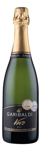 Espumante Brasileiro Branco Brut Garibaldi Vero Riesling Itálico Trebbiano Serra Gaúcha Garrafa 750mlGaribaldi Vero adega Garibaldi 750 ml