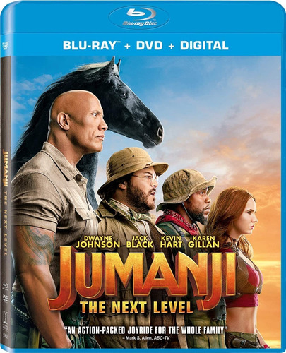 Blu-ray + Dvd Jumanji The Next Level / El Siguiente Nivel