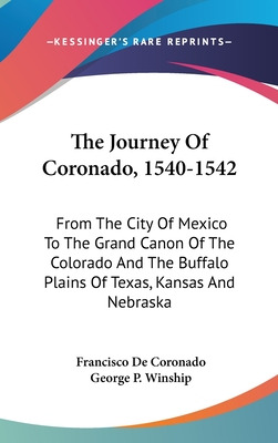 Libro The Journey Of Coronado, 1540-1542: From The City O...