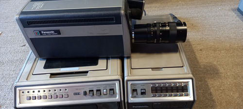 Videocasetera Panasonic Color, Vintage Con Cámara A Reparar