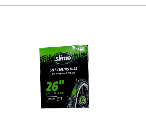 Cámara Bicicleta Antipinchazo Slime Rod. 26 X 1.75-2.125