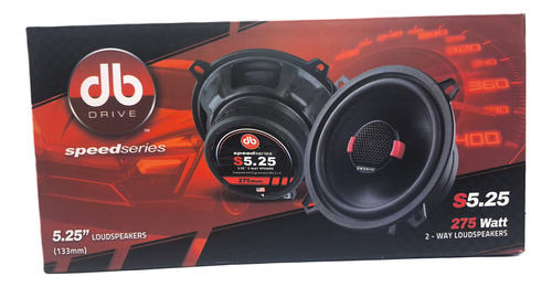 Bocinas Coaxiales Db Drive S5.25 55w Rms 5.25 PuLG 2 Vías