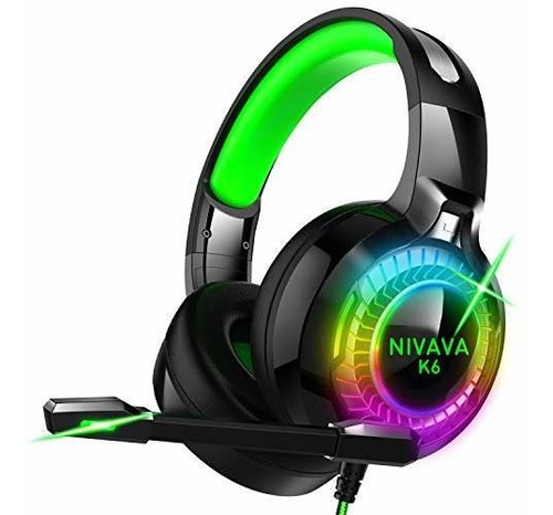 Nivava - Audífonos De Diadema Para Ps4, Xbox One