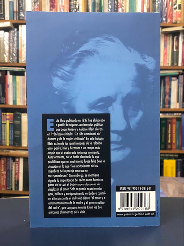 Amor, Culpa Y Reparación - Melanie Klein - Paidós