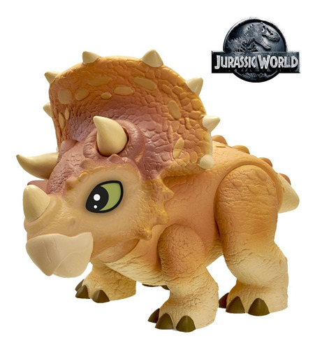 Imagem 2 de 5 de Dinossauro Triceratops Baby Universal Jurassic World Pupee