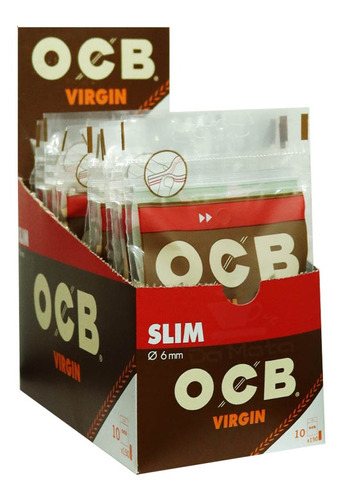 Caixa De Filtro Ocb Virgin Slim