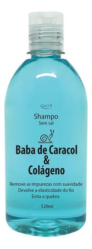 Shampoo Baba De Caracol E Coláge 520ml Capilar Lucys Cod 224