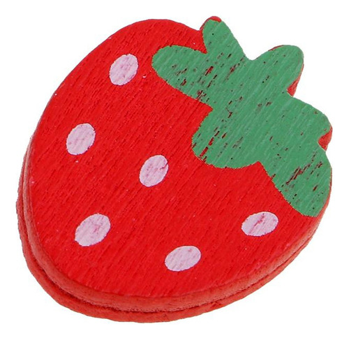 50 Piezas De Botones De Eje De Con Forma De Fresa Para Coser