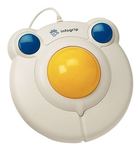 Mouse Trackball Grande Accesibilidad Discapacidad Paralisis 