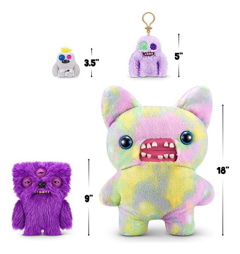 A Peluche Zuru Fuggler Fart Face Annoyed Alien