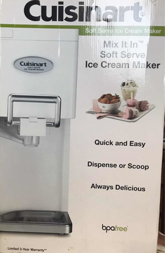 Máquina Para Hacer Helados Cuisinart