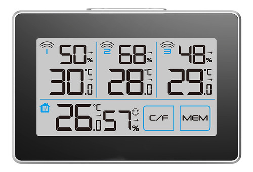 Termómetro Digital Con Sensor De Temperatura Y Humedad Para