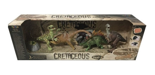 Cretaceous Set De Dinosaurios Con Partes Moviles Art 99551