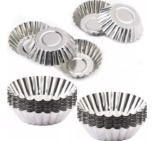 Moldes Mini Tarteletas - Set X12 Uni - Catering - Reposteria