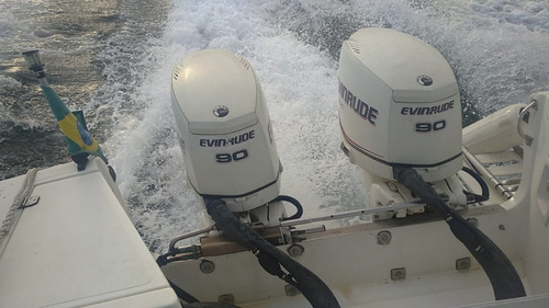 Imagem 12 de 15 de Lancha Fishing 22 Parelha De Itec 90 | Top Fish