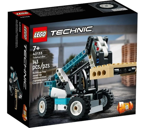 Lego 2 Em 1 Technic Carregadeira Telescópica 143 Peças 42133