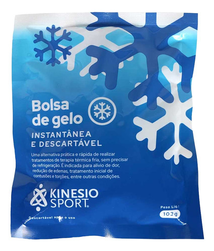 Bolsa De Gelo Instantânea E Descartável Kinesiosport