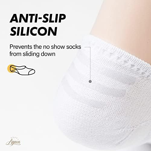 Again 1231 Calcetines Invisibles Antideslizantes Para Hombre