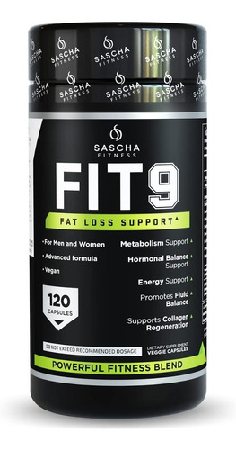 Sascha Fitness Fit 9 120 Capsulas Metabolismo 