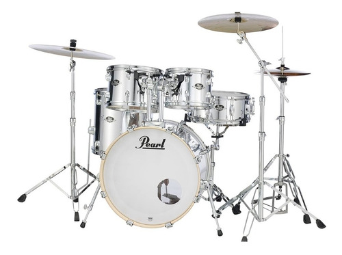 Batería Acústica Pearl Grindstone Sp Export Exx725sp/c #49 Color Mirror chrome