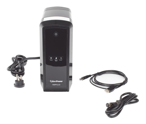 Imagen 4 de 5 de Ups 1000va / 600w, Onda Senoidal Pura Pfc, Pantalla Lcd Inteligente, Regulador De Voltaje (avr), 10 Contactos, Tel/red/c