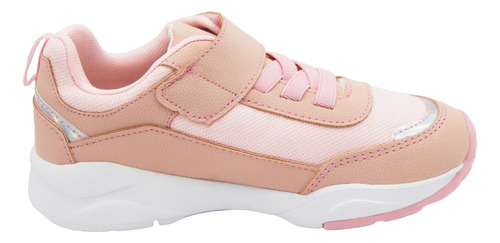 Tenis Tropicana Para Niña Con Puntera Ajuste Contactel Rosa Pastel