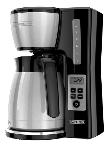 Cafetera Programable Térmica 12 Tazas Con Fuerza Y Vortex