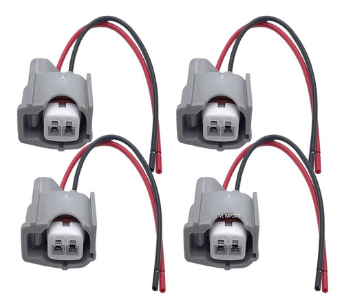 04 Plug Conector Do Bico Injetor Corolla E Fielder 1.6 / 1.8