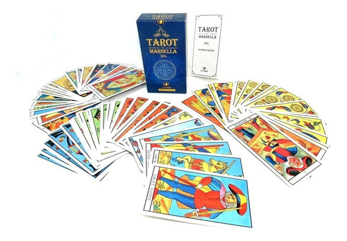 Cartas Mazo Tarot Marsella + Guía Básica