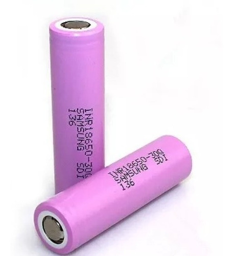 Dos Baterias Inr 18650 30q Samsung 3000mah 15a