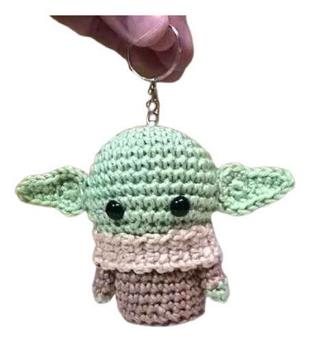 Chaveiro Baby Yoda Star Wars Crochê Amigurumi 