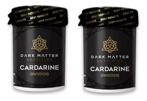 2 Pack Dark Matter Cardarine, 60 Tabs Sabor Sin Sabor