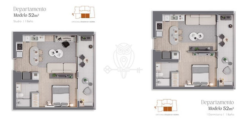 Departamento En Venta De 1 Dorm. En Huechuraba