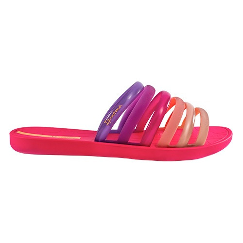 Sandalias Para Niña Ipanema Multitiras Rainbow Rosas C687-b