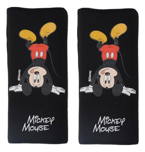 Par Mini Cubre Cinturon Seguridad Auto Niños Disney Mickey
