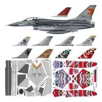 Comprar F-16 Pack X 19 Modelos Esc 1:33 - Papercraft (envio X Mail)