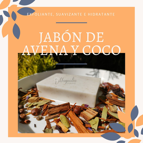Mayoreo Paquete 10 Jabones Avena Y Coco 100gr
